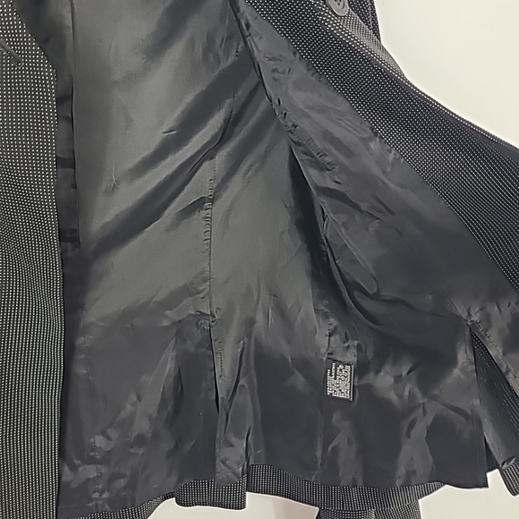 NEW Anne Klein Women's Polka Dot Blazer Black Sz 12 NWT Retail $170 - Picture 6 of 11